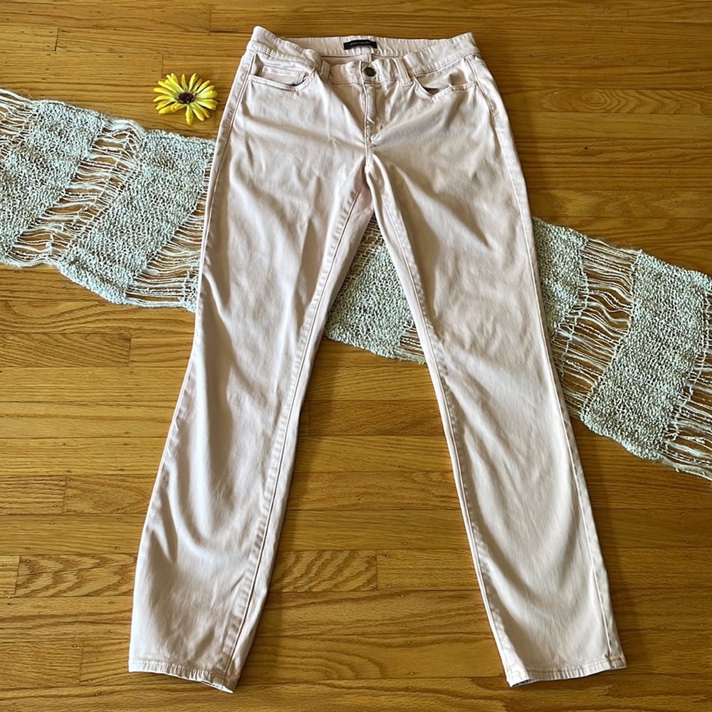 🌺 ANN TAYLOR; “The Skinny” Modern Fit Blush/Pink Colored Jeans; Misses Size 6! - Picture 5 of 9
